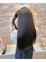 プアメリア 名古屋(Puamelia) ブリーチなし 前髪縮毛矯正 髪質改善 レイヤー 艶髪