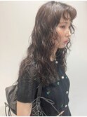 パーマが取れやすい方◎小顔ロングスパイラルエアウェーブパーマ