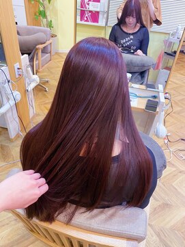 ブランニュー オーバー 難波店(Brandnew over) ピンクブラウン