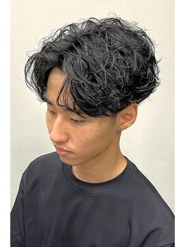 スナッグルサロン(SNUGGLE SALON) シャドウパーマセンターパート韓国マッシュゆるスパイラル練馬