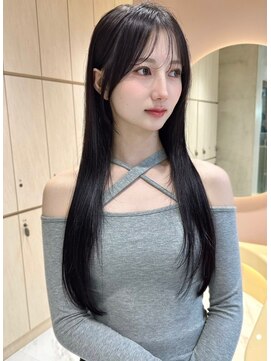 グロー オオミヤ アネックス 大宮(GLROW OMIYA ANNEX) 似合わせカット着物ヘア×髪質改善ブリーチなし顔周り[大宮]