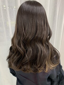 ルノン(LUNON) マロンブラウン/シアーベージュ/インナーカラー/ケアブリーチ