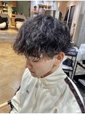 波巻きスパイラルパーマ/メンズマッシュ
