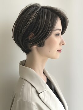 アルトリスト(Altruist Aging×HAIR&SPA) ☆イメチェンピンクベージュアンブレラカラー前髪クールショート