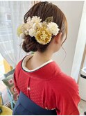 卒業式ヘアセット