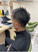 アップバングショート