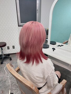 ブランシスヘアー(Bulansis Hair) 春に人気のピンクちゃん！