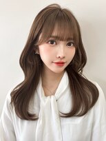 アフロート ディル(AFLOAT D'L) 大人可愛い前髪小顔サイドバング顔まわりカット韓国レイヤーヘア