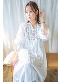 ＃ホワイトグレージュミニウルフチェリーブラウン