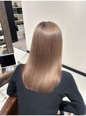 ミルクティーベージュ×髪質改善トリートメント