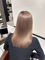 ミルクティーベージュ×髪質改善トリートメント