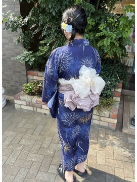 ファーレンピュアスウィート(fahren-pure-suite) 浴衣スタイル韓国風ヘアアレンジ