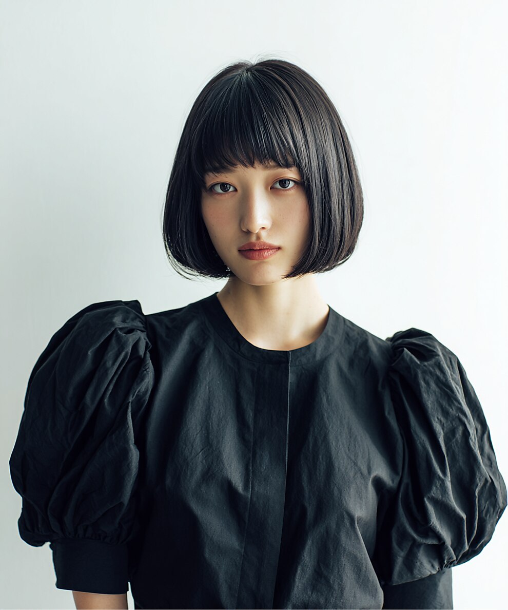 ボブ 重めなラインが美しい…♪クラシカルボブ：L255953431｜バイエイト(X8