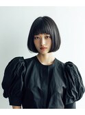 重めなラインが美しい…♪クラシカルボブ