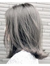 ハイライト 岡山南店 ブリーチなしダブルカラー <白髪ぼかし> <白髪染め> <岡山>