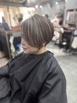 シールドヘアー 沖縄 新都心(C'LD Hair)&nbsp;ショートカット◇ハイライト