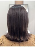 切りっぱなしボブ