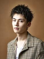 ネクスト 渋谷(NEXT)&nbsp;MEN’S HAIR/ブルーブラック/フェザーパーマ/渋谷ア