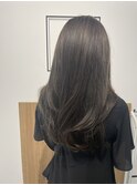 透明感カラー×ロングレイヤー