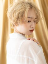 カバーヘア ブリス 大宮西口(COVER HAIR bliss) ハイトーンカラーホワイトブロンド小顔マッシュ316Z大宮10代20代