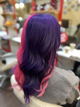 成人式ド派手ハーフ＆ハーフ