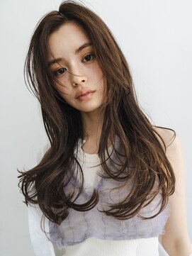 スミス 上野(smith) レイヤーカットハッシュカット顔まわりミディアムロング