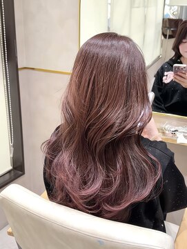 ジーナ 高槻(Zina) ピンクラベンダー/韓国ヘア