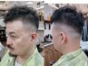 【メンズカット】【頭皮クイックマッサージ付き】　カット￥6,600