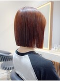 髪質改善ボブ縮毛矯正ミディアムレイヤー似合わせカット門前仲町