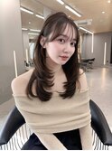 羽エクステ/ナチュラル縮毛矯正/韓国ヘア/レイヤーカット