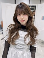 エアー 青山(AIR)&nbsp;韓国レイヤーハッシュカット髪質改善ブリーチなしカラー