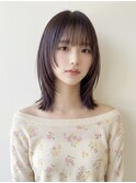 ミディアムレイヤー/フェイスレイヤー/顔周りウルフ