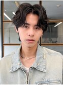 大人の色気◎フェザーパーマ×センターパート韓国風