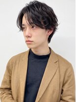 アース オーセンティック 関内店(EARTH Authentic) メンズニュアンスパーマ韓国風マッシュ束感毛流れパーマ