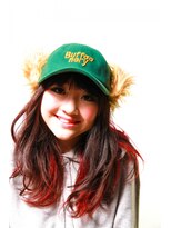 オーバーキャプテンネイキッド(OVER CAPTAIN NAKED)&nbsp;新感覚！ハイブリッドカラー（ツートーンダークチューリップ）