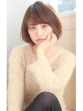 アンアミ オモテサンドウ(Un ami omotesando) 【Unami】大人フリンジバング×スポンテニアスマッシュボブ島田