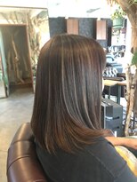 スリーピース(3Piece) ストレート ロング ハイライト