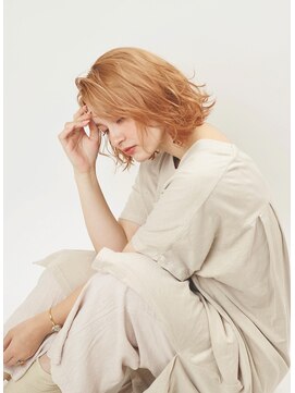 ヘアサロン アティリー(Hair Salon Attirer) 西梅田/ボブ/グレーベージュ/白髪ぼかし【Attirer飯田裕之】