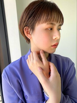 シータ(sheta) 【表参道sheta/中澤】マッシュショートミニボブカーキグレージュ