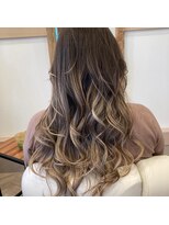 ラック(LUCK)&nbsp;グラデーションカラー　アイロン仕上げ