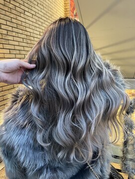 ラフ(LAFF) #黒髪#ボブルフ#ネビージュ#小顔#ワンレン