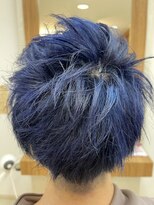 クラップス ヘアデザイン(CLapS hair design) ブルーな2ブロックマッシュ