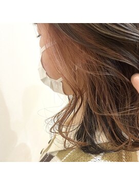 ヴィーヴォ 天六店(VIVO) 【VIVO】池田 インナーカラーオレンジ 大人かわいい10代20代30代