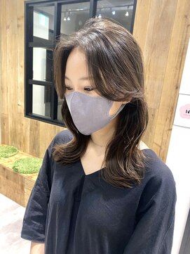 ネウィ ジャム 町田(newi JAM) くびれヘア/韓国風ヘア/くびれ巻き/ミディアムヘア