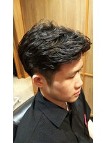 21サロンザバーバー 横浜そごう店(21_salon The BARBER)&nbsp;メンズトラッドツーブロックスタイル2[横浜駅/理容室/バーバー]