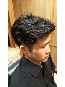 21サロンザバーバー 横浜そごう店(21_salon The BARBER) メンズトラッドツーブロックスタイル2[横浜駅/理容室/バーバー]