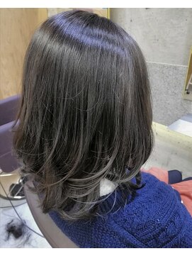 レインボー(Rainbow) スモーキーグレージュ☆ふんわりミディアム