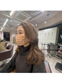 透明感ベージュカラー