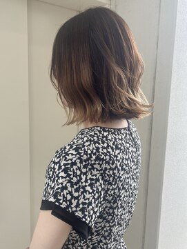 ヘアーデザイン シュシュ(hair design Chou Chou by Yone) ☆chouchou☆ボブ×グラデーションカラー
