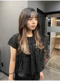 #インナーカラー#プルエクステ#ロングヘア#レイヤー